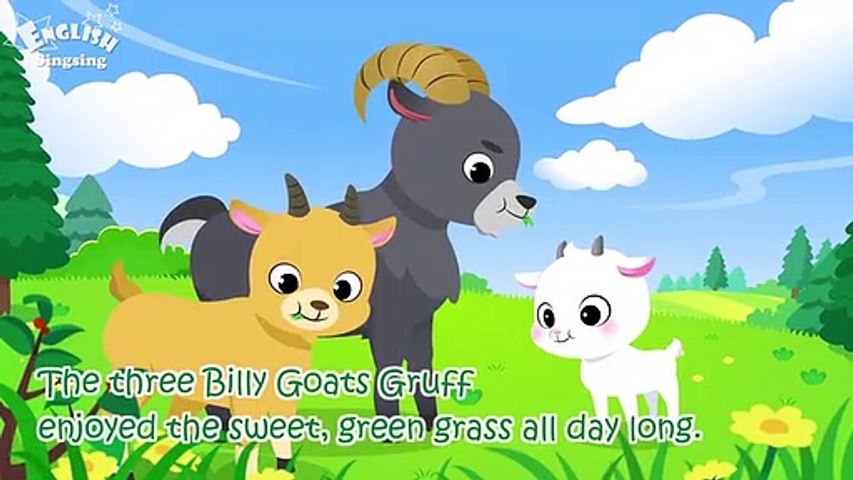 The Three Billy Goats Gruff- Fairy tale - English Stories (Reading Books)