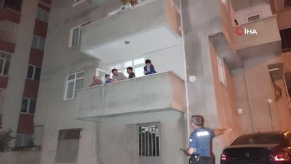 Samsun'da önüne inşaat yapılan binanın temelinde kayma yaşandı