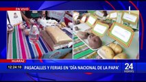 Día nacional de la papa: realizan feria de productores y pasacalle en Huaraz