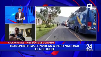 Transportistas convocan a paro el 4 de julio y piden "que se vayan todos"