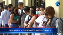 Leve repunte de contagios por Covid-19 en Guayaquil