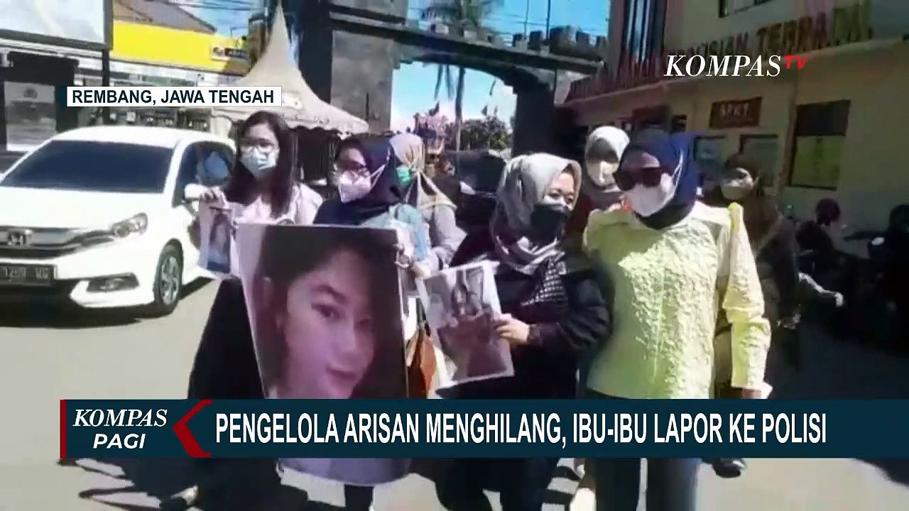 Jadi Korban Penipuan Arisan Online, Ibu-ibu Datangi Polres Rembang
