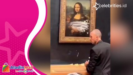 Lukisan Mona Lisa Dilempar Kue oleh Pengunjung yang Menyamar jadi Nenek-nenek