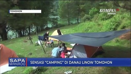 Sensasi Camping Di Danau Linow Tomohon