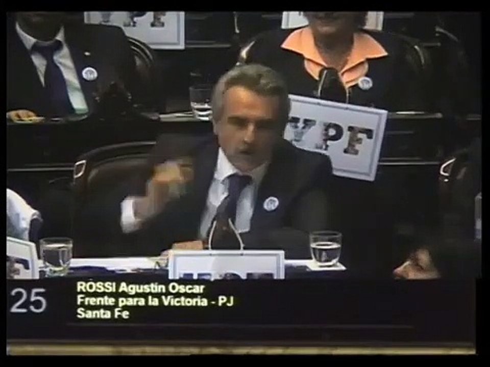 El discurso de Agustín Rossi en la nacionalización de YPF