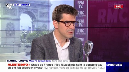 Incidents au Stade de France: le maire de Saint-Denis estime que le dispositif policier n'était "pas adapté"