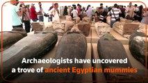 Archaeologists uncover trove of ancient Egyptian mummies