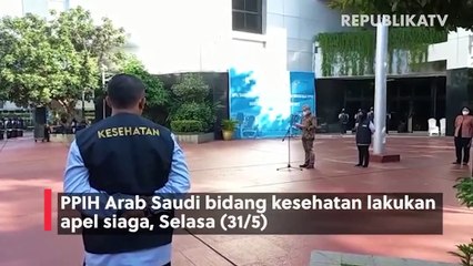 PPIH Arab Saudi Bidang Kesehatan Lakukan Apel Siaga Jelang Keberangkatan