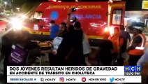 Accidente vial deja dos motociclistas heridos en Choluteca