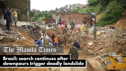 Brazil: search continues after downpours trigger deadly landslide