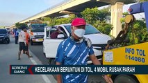 Kecelakaan Beruntun di Tol Jagorawi, 4 Mobil Rusak Parah Hingga Sebabkan Kemacetan!