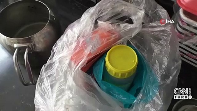 Lavabo açıcı bomba gibi patladı, soluğu hastanede aldı