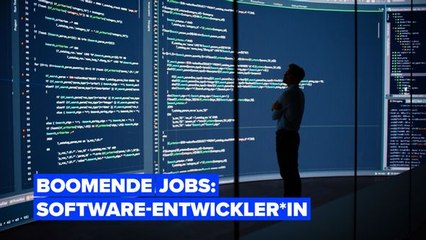 Boomende Jobs: Software-Entwickler*innen