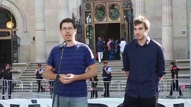 Declaracions d'Adrià Catasús davant del TSJC