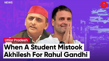 "Student Mistook Me For Rahul Gandhi": SP Leader Akhilesh Yadav