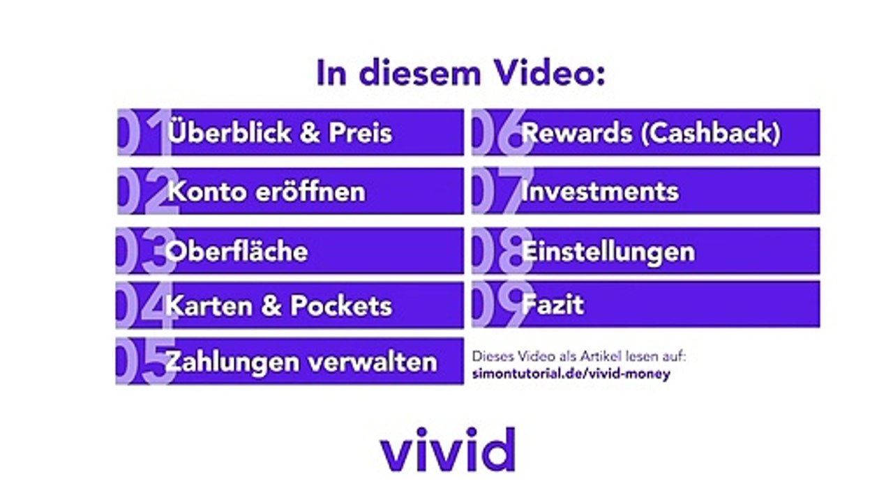 Vivid (Anleitung) Alles was du über die Online-Bank wissen musst.