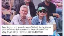 Denis Brogniart et sa femme Hortense : câlins, selfies taquins... Le couple s'éclate à Roland-Garros !