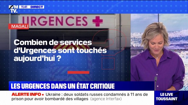 Combien de services d'urgences sont touchés par la crise aujourd'hui? BFMTV répond à vos questions