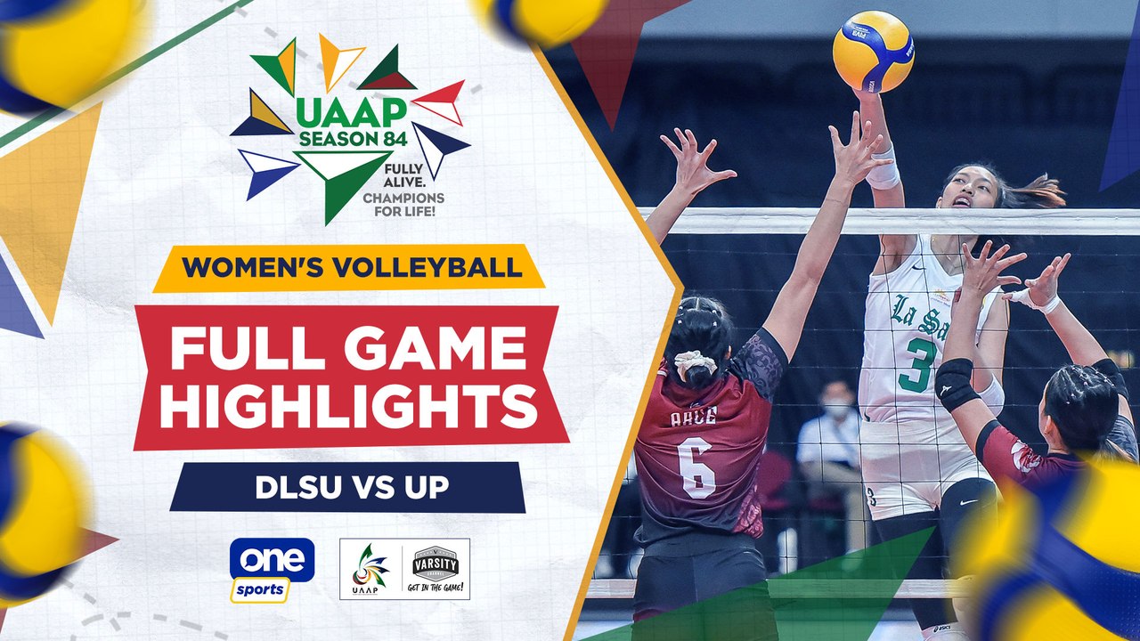 DLSU vs UP Round 2 highlights | UAAP Season 84 Women's Volleyball