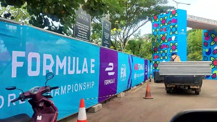 Jelang Gelaran Ajang Formula E di Kawasan Ancol Jakarta Utara