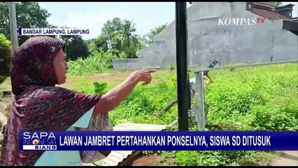 Pertahankan Ponselnya Yang Hendak Dijambret, Siswa SD di Bandar Lampung Alami Luka Tusuk!