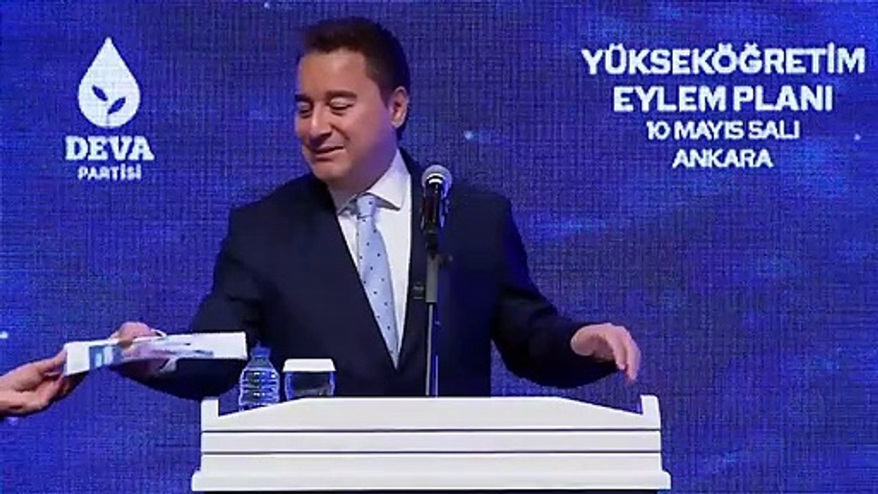 Deva Partisi Ali Babacan'ın Yükseköğretim Eylem Planı Sunumu