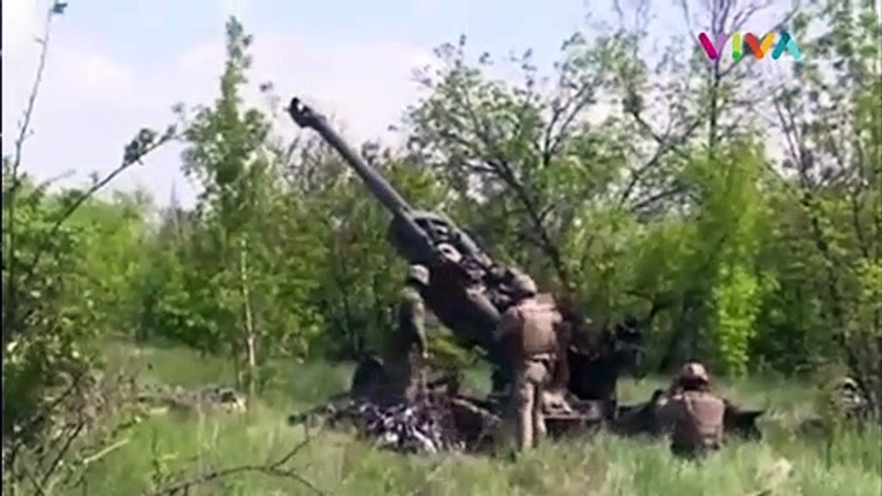 Tentara Ukraina Bombardir Rakyat Sendiri Pakai Senjata AS