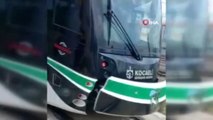 Kocaeli'de tramvaylar çarpıştı