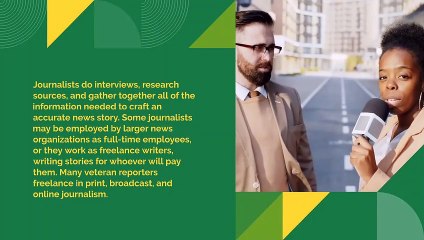 James Roland Jones talks about the Duties of a Journalists