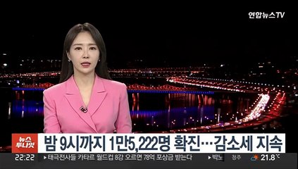 밤 9시까지 1만5,222명 확진…감소세 지속
