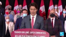 Au Canada, Justin Trudeau veut interdire les armes de poing