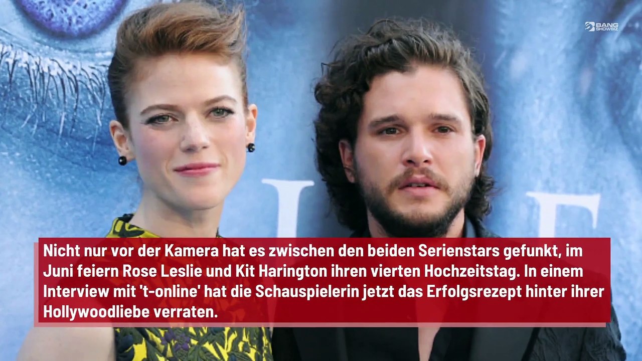 Rose Leslie und Kit Harington: Das ist ihr Ehegeheimnis!