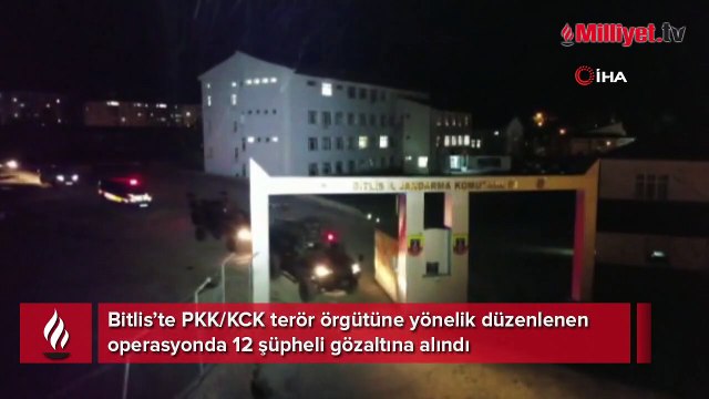 PKK/KCK terör örgütüne operasyon! 12 kişi gözaltına alındı