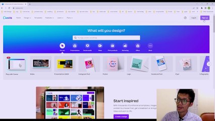 CARA MEMBUAT AKUN CANVA GRATIS CUMA 2 MENIT JADI - FUNGSI CANVA | CANVA ITU MAKANAN APA?