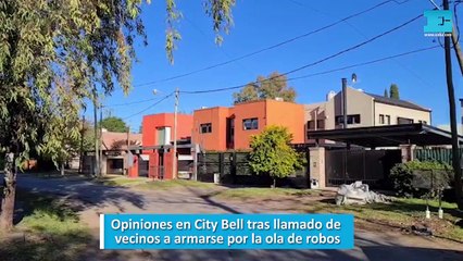 Opiniones en City Bell tras llamado de vecinos a armarse por la ola de robos