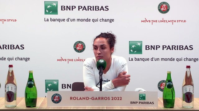 Roland-Garros 2022 - Martina Trevisan : My first name Martina, it is surely for Navratilova that my parents called me that