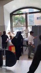 Barricadas de estudiantes contra el castellano en la UPF