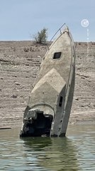 Sunken Boats Resurface as Lake Mead Reaches Record Low Levels