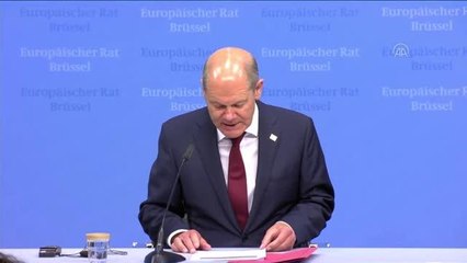 Almanya Başbakanı Scholz'ün basın toplantısı