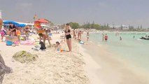 Beach Walk Tours - Ayia Napa Nissi Beach Cyprus 4K WALK _ Cyprus Travel Guide