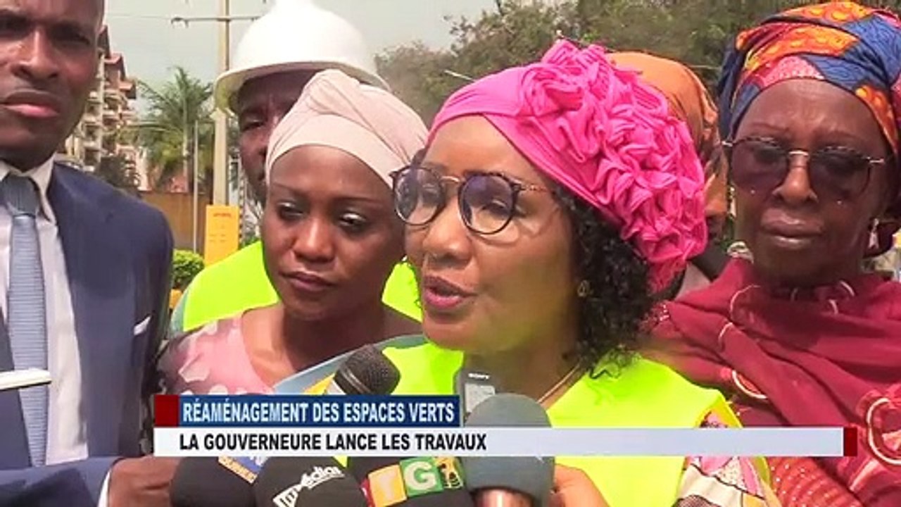 ENVIRONNEMENT - REAMENAGEMENT DES  ESPACES VERTS :  La gouverneure lance les travaux