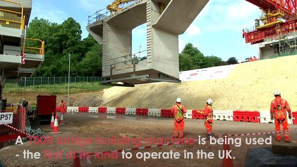 HS2 reaches 'milestone' with record-breaking bridge