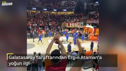 Galatasaray taraftarından Ergin Ataman'a yoğun ilgi