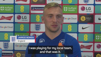 Bowen pinching himself after journey from non-league to England