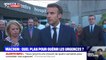 "Nous allons regarder hôpital par hôpital, quelles sont les difficultés constatées" annonce Emmanuel Macron