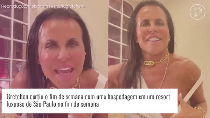 Gretchen justifica seios peludos e dispara contra críticas: 'Quem tá comendo não tá reclamando'