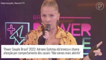 'Power Couple Brasil': Adriane Galisteu perde a paciência, ameaça casais e dá chamada ao vivo. Veja!