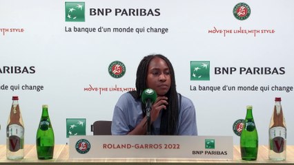 Roland-Garros 2022 - Cori Gauff : "I'm in the semi-finals in singles and doubles, you can say it's a great day for me"