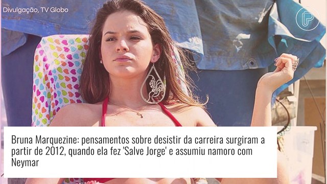 Bruna Marquezine faz confissão sobre desistir da carreira como atriz: 'Doi muito'
