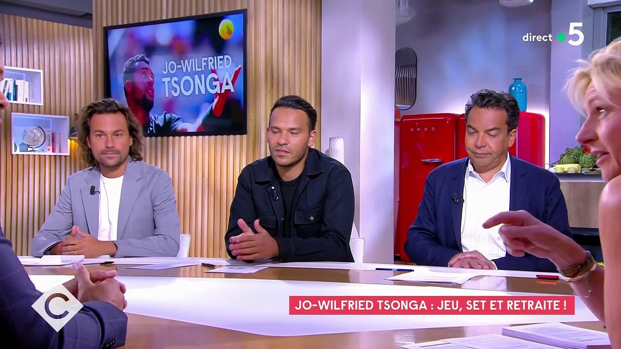 Jo-Wilfried Tsonga est revenu sur sa décision de mettre un terme à sa carrière, notamment à cause de ses blessures, sur le plateau de l'émission "C à Vous".